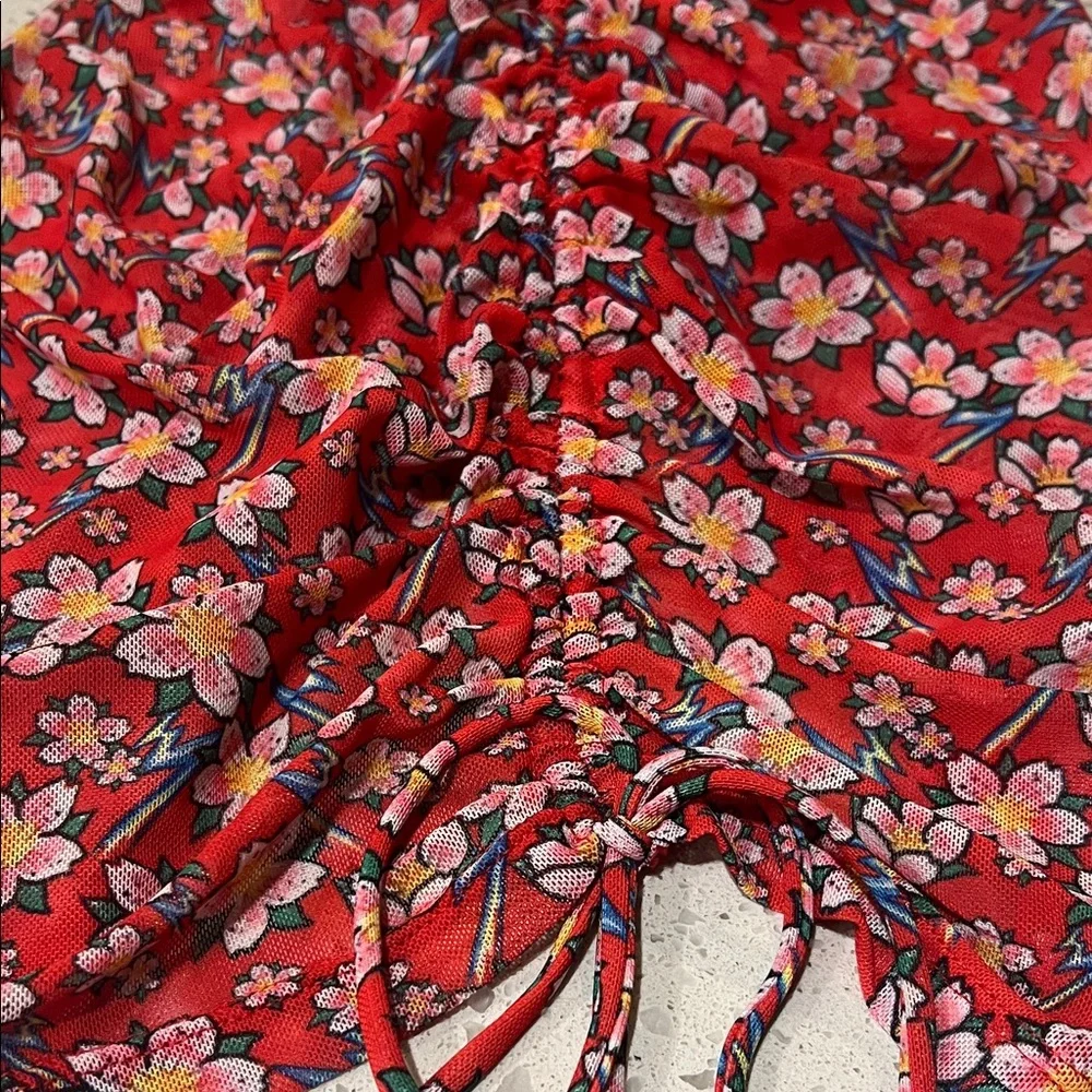 Ed Hardy Red/Pink Floral two-piece - Picture 5 of 6